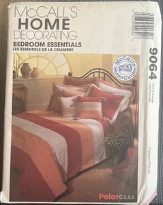 McCall's Home Decorating Bedroom Essentials 9064 Pattern Uncut Factory Fold - Picture 1 of 4