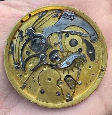 MOUVEMENT DE GOUSSET A SONNERIE AU QUART @ POCKET WATCH SONNERIE MOVEMENT @ TOP - Photo 1/4