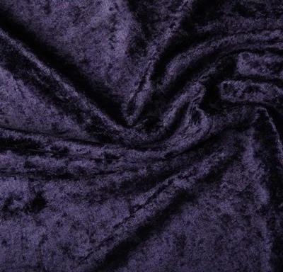 PANNESAMT Samt Stoff Meterware weich fallend glänzend NAVY DUNKELBLAU EUR4,98/m - Bild 1 von 2