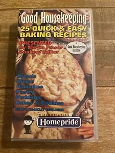 Good Housekeeping 25 Quick & Easy Baking Recipes VHS Video Homepride Rare - Picture 1 of 7