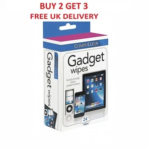 Gadget Wipes Touch Screen Phone Laptop Tablet Lens Camera Computer Pack of 24 - Picture 1 of 3