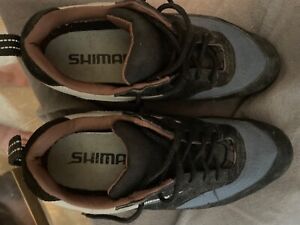 Shimano SH-M032 Mountain Bike Biking Shoes Mens Size 41 US 8 Blue black white