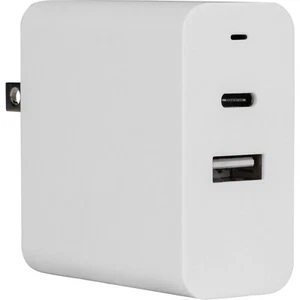 RCA 30W USB-C and USB-A Power Delivery (PD) Wall Charger with Foldable Prongs - Picture 1 of 2