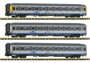 6260019 Fleischmann Ho Set 3 Voitures Cisalpino 1 Et 2 Classe Ep. V Échelle N 1 - Picture 1 of 1