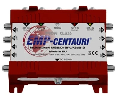 EMP Centauri Multischalter 5/8 stromlos ohne NT 1 Sat für 8 Teilnehmer - Bild 1 von 3