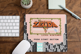 Legend of Zelda NES Mouse Pad Antideslizante Computadora Juegos Laptop PC Retro Link Nuevo