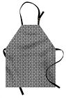 Floral Apron Greyscale Exotic Flowers