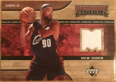 2006-07 Upper Deck Hardcourt Materials Drew Gooden HM-DG Cleveland Cavaliers Foto 1 de 2