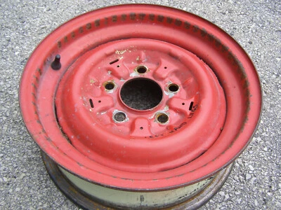 Pontiac Oldsmobile 1955 1956 rueda de 15" fabricante original limpio, gran forma sin daños 1954, 53 Foto 1 de 4