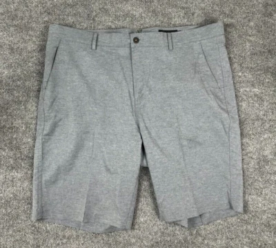 男式 Dunning 高尔夫短裤灰色平前尺寸 38(41 腰)内缝 10 英寸 — 第 1/4 张图片