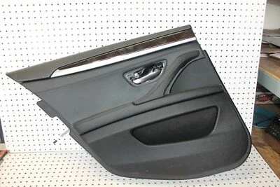 2013 - 2015 BMW 550I F10 REAR LEFT DRIVER SIDE INTERIOR DOOR PANEL BLACK OEM - Imagem 1 de 4