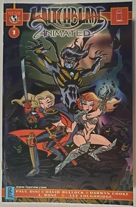 WITCHBLADE ANIMATED #1 [Paul Dini, Darwyn Cooke; Chrome variant cover] - Picture 1 of 2