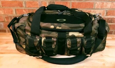 Oakley Mechanism Duffle Bag Nylon Camouflage Olive Tactical Field Gear AP - Image 1 of 4