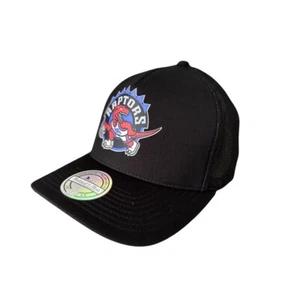 Mitchell & Ness Toronto Raptors NBA Black  Basketball Trucker Cap Hat Snapback - Picture 1 of 7