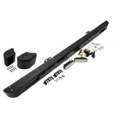 Parachoques delantero Land Rover Defender con anillo luces LED y tapas de goma DA8600XS Foto 1 de 2