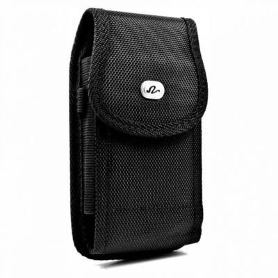 CASE BELT CLIP RUGGED HOLSTER PROTECT CANVAS COVER POUCH CARRY for CELL PHONES - Image 1 of 4