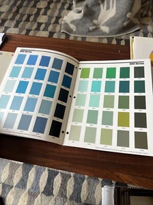 Rare! 1988 Industrial Design Brochure Color Swatch Noryl Resin - Picture 1 of 9