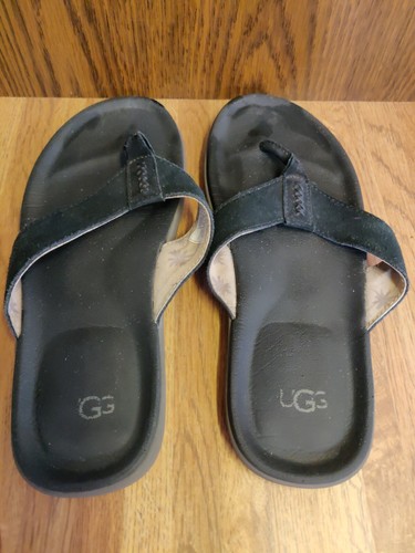 Infradito UGG da uomo in tela Brookside Nero