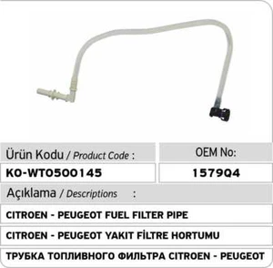 Fuel Line For CITROEN Berlingo C15 FIAT Scudo PEUGEOT 206 96-15 1579L4 - Picture 1 of 1