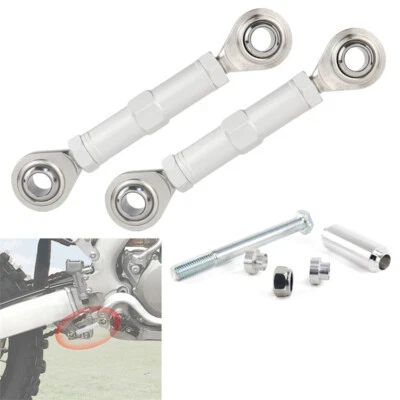 Kit de tuercas de soporte de enlace de caída para Honda RVT1000R AC 2000-2006 plateado Foto 1 de 4