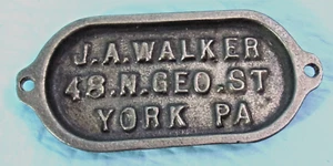 VINTAGE "MIDDLETOWN STOVES" ADVERTISING CAST IRON MINIATURE TRAY/PLATTER - Picture 1 of 3