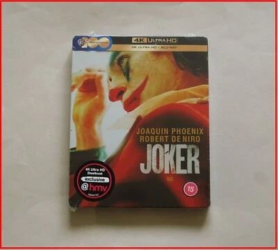 JOKER - UK 4K ULTRA HD + BLU-RAY STEELBOOK * NEW & SEALED - Image 1 of 4