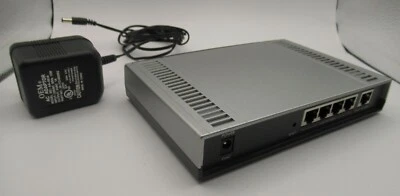  Zyxel Router DSL cable Security Prestige 334 Broadband Sharing network preowned - Image 1 of 4