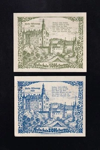 F.C. AUSTRIA , 10 and 20 HELLER 1920 , S/C- ( AUNC ) . - Picture 1 of 2