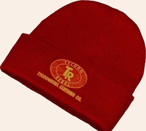 Tycoonrebel Clothing Co. Gorro Tejido con Puños Gorra Invierno Auténtico ROJO Y DORADO - Imagen 1 de 13