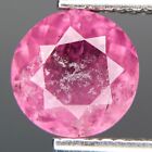 1.35 Cts Natural Pink Tourmaline Round Shape Loose Gemstone