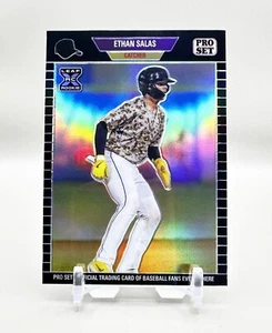 2023 Pro Set Metal Baseball Limited Black Edition #PSG-96  ETHAN SALAS  [4/49] - Picture 1 of 2