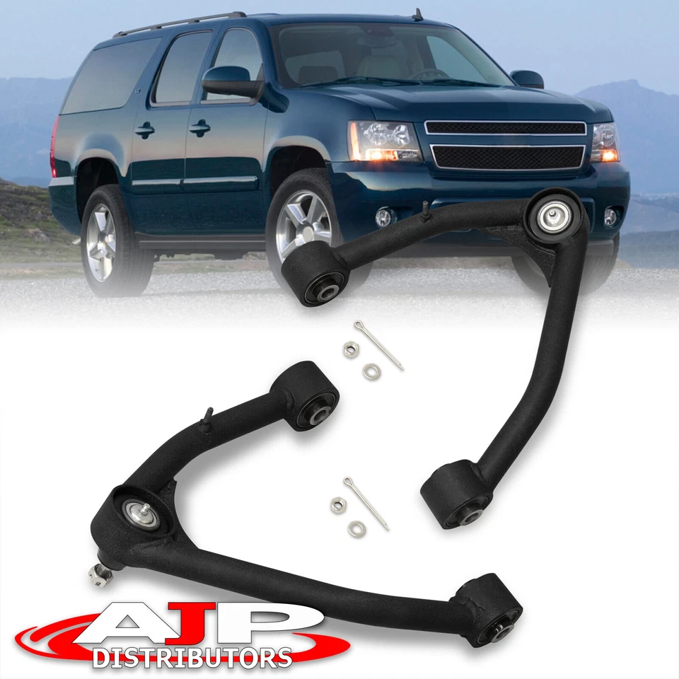 2-4" Lift Front Upper Control Arm Black For 2007-2020 Chevy Suburban Tahoe Yukon - Image 1 of 4