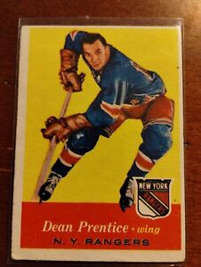 Topps 62 Dean Prentice 1957 Hockey Card