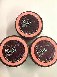 3 X Maybelline Mineral Power Naturally Luminous Blush (ORIGINAL ROSE) NEW. - Picture 1 of 3