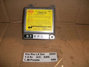 KIA RIO 2004 SRS ECU MODULE 0K32B677F0 - Picture 1 of 1