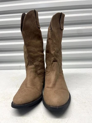 Botas occidentales Rampage Walden 300301 para mujer 7,5 M marrón punta almendra botas de media pantorrilla Foto 1 de 4