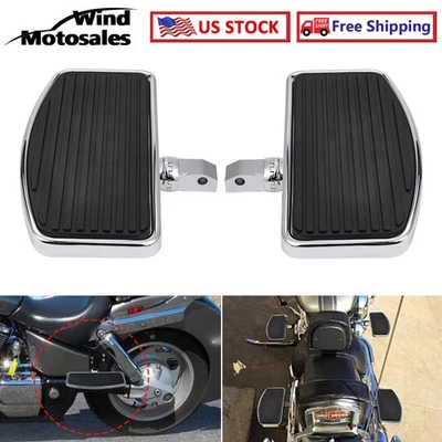 Rear Passenger Footboards Floorboards For Honda Shadow ACE VT400 VT750 1997-2003 - Image 1 of 4