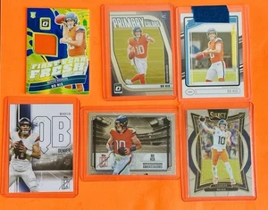 2024 Panini Donruss Optic - First Year Fresh Bo Nix Blue Hyper Prizm.FIRE LOT🔥 - Picture 1 of 2