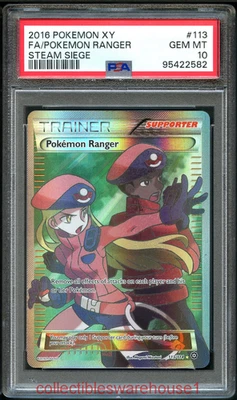 Pokemon Steam Siege Pokemon Ranger 113 PSA 10 - Image 1 of 2