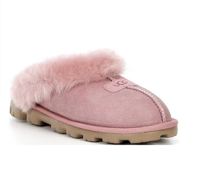 LO ÚLTIMO UGG Zapatillas Coquette Gamuza Firma Logo Detalle Clima Frío - Rosa Amanecer N Foto 1 de 4