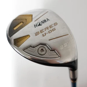 HONMA GOLF BERES U-06 Hybrid Utility 22deg Flex-R 3STAR ARMRQ X 43 No H/C F/S - Picture 1 of 14