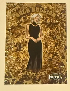 2022 UD Marvel Metal Universe Spider-Man Gold Bullion Achievements Aunt May GB-5 - Bild 1 von 2