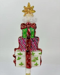 "De colección 2002 Christopher Radko Torre de los Tesoros 11"" Acabado de Navidad Árbol Topper" - Imagen 1 de 6
