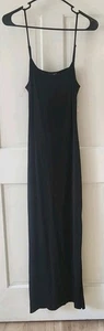 FASHION NOVA TRUE STORY MAXI DRESS WOMENS MEDIUM BLACK OPEN BACK SEXY NEW! - Bild 1 von 9