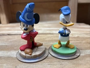 Disney Infinity 1.0 Sorcerer's Apprentice Mickey Mouse & Donald Duck Figures - Picture 1 of 11