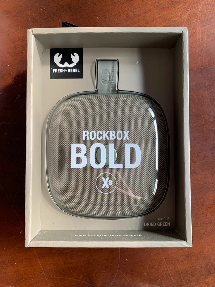 Speaker Fresh N Rebel Rockbox Bold XS Dried Green speaker cassa bluetooth - Immagine 1 di 3