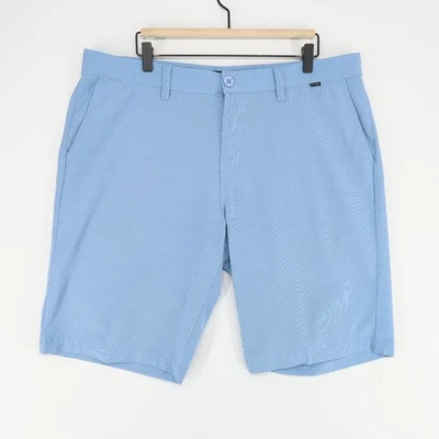 Travis Mathew Golf Shorts Mens 38 Blue Stretch Chino Casual Performance - Image 1 of 4