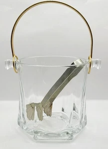 Ice Bucket Arte Murano Silvestri Cristal Made in Italy Bar Man Cave - Picture 1 of 9