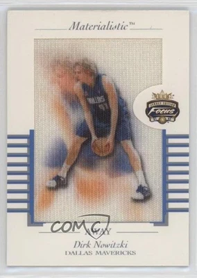 2001-02 Fleer Focus Jersey Edition Materialistic Away Dirk Nowitzki #M-DN HOF - Image 1 of 2