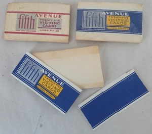 3 Packs of (25) Vintage Fifth Avenue Visiting Cards Copyright 1931 ~ Woolworth - Picture 1 of 8